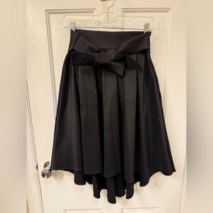 ♣️ NWOT Three Hearts, Size Large Elegant Black Women's High Low Skirt ♣️